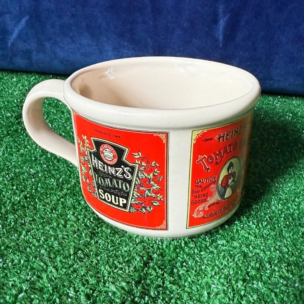 Heinz Soup Bowl Ceramic Oversized Large Cup MUG with Handle Vintage Style 28 oz